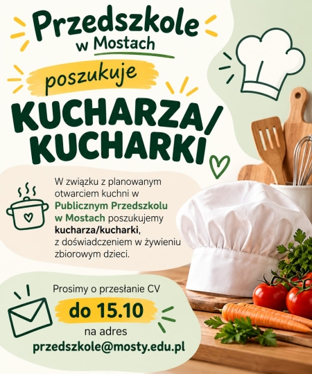 Poszukujemy Kucharza/Kucharki