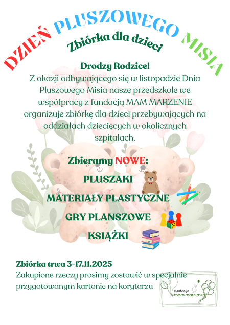 Zbiórka Pluszowych Misiów
