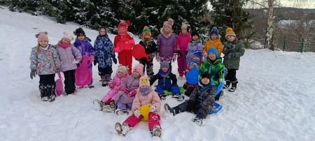 My się zimy nie boimy i gramy na instrumentach 